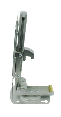 TV Deckenhalterung bis 105° neigbar für Dachschrägen Höhe verstellbar max. Traglast 20kg max. VESA 200×200 universell Unterbau Deckenhalterung klappbar in silber bis 37 Zoll - 2