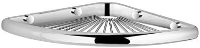 Luxxur ™ C133 Superior Chrome On Brass Shower Corner Tray Caddy - totally rustproof - Bathroom and Shower