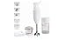 Rico Hand blender with Chutney and Juicer attachment HBCJ02 150-W (white colour) RS.1199.00