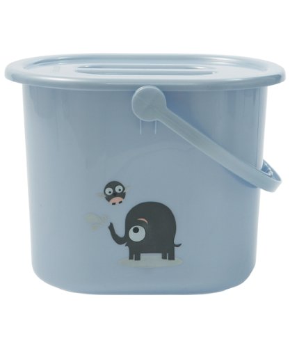 Bébé-Jou Nappy Pail Bibi and Bobo (Pearl Blue)