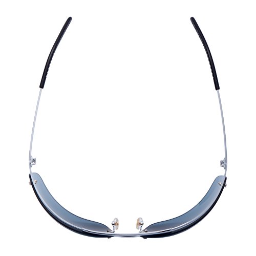 3M Schutzbrille, AF, UV, PC, Rahmen silber, 1 Stück, grau getönt, Metal1Si - 2