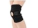 Produktbild Knee Support Brace with Open Patella Helps Stabilizing and Recovery High Quality Neoprene Maximum Comfort Fully Adjustable - Perfect for Training, Running,Basketball,Joint pain,Arthritis, Strains, Knee Injuries and Meniscal Tears (Black)