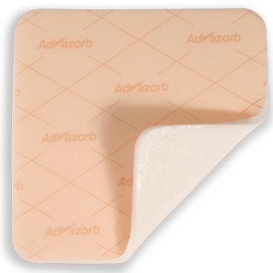Advazorb silfix lite hydrophilic foam dressing with soft silicone wound contact layer 10cm x 10cm