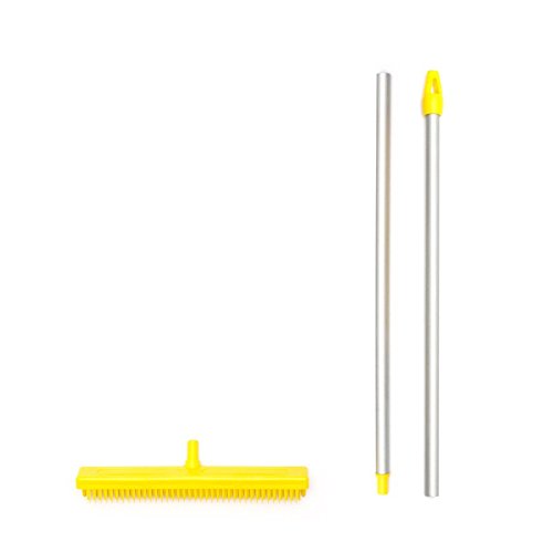 Lantelme Fransenkamm / Teppichkamm Kunststoff mit Aluminium Stiel 3806 - 3