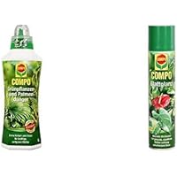 COMPO Grünpflanzen- und Palmendünger für alle Zimmer-, Balkon- und Terrassenpflanzen, Spezial-Flüssigdünger mit extra…