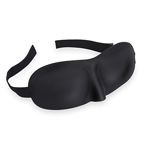 Preisvergleich Produktbild MPTECK @ 3D Schlafbrille Schlafmaske konturierte Schlafbrille Augenmaske Nachtmaske für tiefen Schlaf Schlafenszeit und Reisen Schlaflosigkeit Schlaf Entspannung komplette Dunkelheit und freies Bewegen der Augen