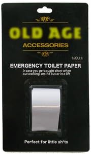 Old Age Emergency Toilet Paper