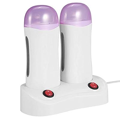 Brrnoo Chauffe cire pour cartouches de cire pour appareil Double Cartouches Cire épilation superbe & Maintien longue durée Peau Lisse