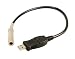 Produktbild LogiLink USB Male to 6,3 mm Audio Female Guitar Converter Kabel