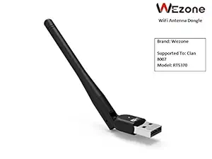 wezone Hi-Speed WiFi Antenna Dongle(Black)