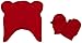 Paul Frank Small Paul Unisex Baby PF8095W2 Hat Gloves and Scarf Set Red 9 - 12 Months