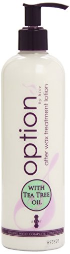 Hive Options After Wax Treatment Lotion with Tea Tree Oil with Cooling Agents and Antiseptic Properties 400ml
