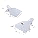 Elite99 5pcs Wearable Toenail UV Gel Polish Remover Clip Caps Reusable Soak Off Wraps Clamp Plastic Acrylic Nail Art Salon Pedicure Tools (White)