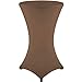 Produktbild Gräfenstayn® Stretch Stehtischhusse Diana mit Öko-Tex Siegel, Verstärkung im Fußbereich, 40°C Maschinenwäsche in vielen Farben und Größen Ø60-65cm / Ø70-75cm / Ø80-85cm (Braun, Ø60-65cm)