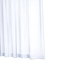 Ridder 45401-350 Duschvorhang Textil ca. 240 x 180 cm, Madison weiß inklusive Ringe