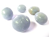 Tumbled Angelite Angelic Reiki Tumble Stone - A Grade Quality Crystal - Helps you connect with angels - Free Postage!