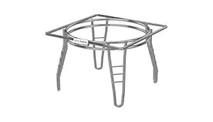 2heet Stainless Steel Plant Pot Stand - Planter Stand - Matka Stand Chrome Plated,Home,Office, Garden