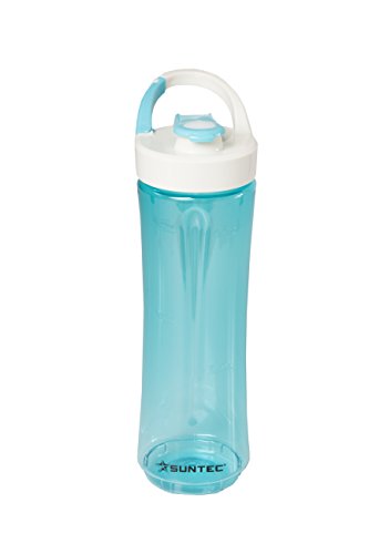 SUNTEC 4 Sportflaschen SMO-KIT-9950 [Inkl. Karabinertrinkverschluss, als Ergänzung zum SUNTEC Smoothie Maker SMO-9943 oder SMO-9936] - 4