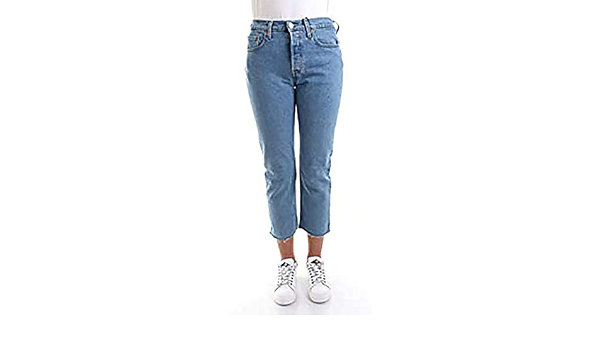 Levi's 501 Crop Jeans Donna : Amazon.it: Abbigliamento