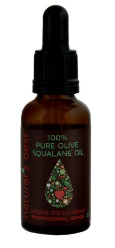 100% Pure Olive Oil Squalane Oleic 30ml * Restores skin elasticity 100% Pure Cold Pressed Squalene Oil Excellent following Dermabrasion, Derma Roller/Stamp & Chemical Peels Why you should use Squalene: •	Softens skin •	Helps heal skin after invasive treatments •	Rapidly absorbed into the epidermis and dermis •	Reduces appearance of wrinkles and brown age spots •	Helps skin retain moisture •	Does not clog pores •	Boosts cell regeneration •	Excellent for cracked heals, dry elbows and knees •	Antibacterial •	Excellent non greasy make up base •	Blend with your favourite moisturiser for increased moisture •	Toxic free treatment for psoriasis, eczema and dermatitis Our Squalene is pure and derived from Olives. It has been tested and results show that it is a duplicate of our skin in molecular structure to the fat in our skin, making it suitable for all skin types without fear of a reaction. The skin readily absorbs Squalene as it is not recognised as an invader. Directions: Apply a few drops to all parched areas and areas that have received an invasive beauty treatment. Use sparingly. Safe around the eye are.and offers intense hydration. *Easily absorbed, non greasy