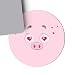 Produktbild Splento Lustige Nette reizende Schwein-weiche Gummi-professionelle Gamer-Mausunterlage Anime Laptope-Gaming-Mausunterlage 22x22cm