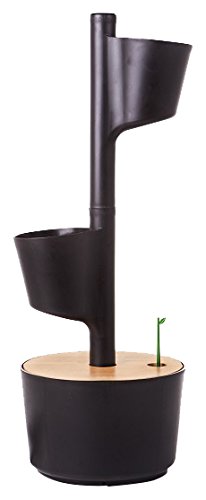 Citysens - Kit Huerto Urbano Vertical con Autorriego, Negro, 2 ...