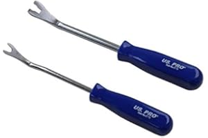 US PRO Lot de 2 extracteurs de garniture de portière de voiture et clips de garniture intérieure