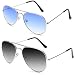 Sheomy UV Protected Aviator Unisex Sunglasses Combo (SUN-0000080|55|Multicolour) RS.299.00