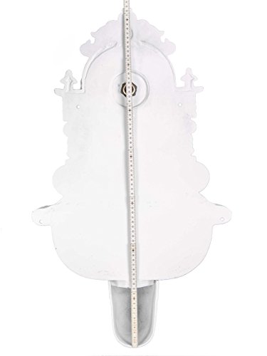 Waschbecken Brunnen Wandbrunnen 72,5cm Alu Garten im antik Stil weiß fountain - 6