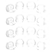 Foxnovo Set of 16 Silicone Table Corner Protectors Guards for Baby Child Kids Safety