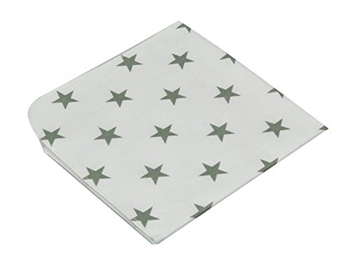 Asmi Moltontücher 2er Pack Sterne grau 80x80 cm