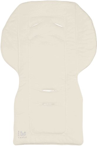 Red Castle Reversible Seat Pad for Umbrella Stroller (Ivory)