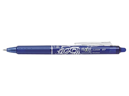 Pilot FriXion Clicker Tintenroller Geltinte Kugelspitze radierbar inkl. 3 Ersatzminen blau - 2