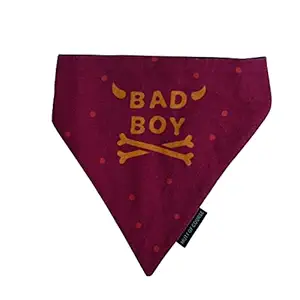 Mutt of Course Bad Boy Dog Bandana (Small)