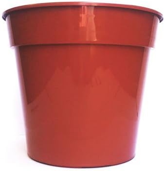 Elixir Gardens Plant Pot | Deep Terracotta Recycled Plastic Pots 6cm / 2" x 50
