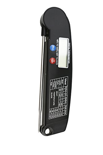 Der&Dies digital Kochthermometer Küchenthermometer Einstichthermometer für Grillen Braten BBQ und Kaffe Milch Backen. - 2