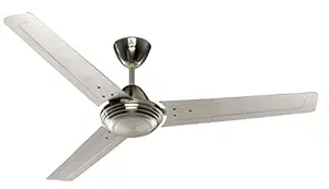 Jupiter Raptor 3 Blades BLDC Motor 1200 mm 5 Star Energy Saver Ceiling Fan Regulator Controlled Brushed Nickel