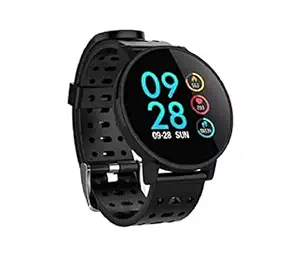 upReale A8 Fitness Watch with Dialing Smart Watch, Single Point Touch Function, OLED Display, 4-5 Days Battery Life, Activities Tracker, Sleep Quality Information, Measure BP & Heart Rate (Black)