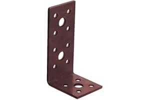 BPC Fixings Dual Coated Angle Bracket 10-Piece Set, 90 mm Length x 45 mm Width x 40 mm Height