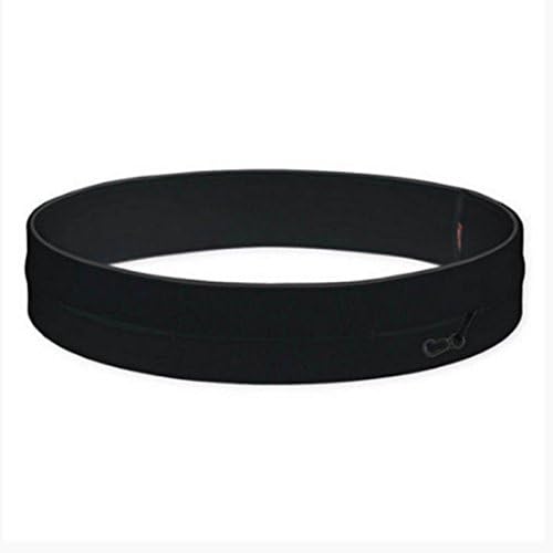 flip style running belt (Black, Large)