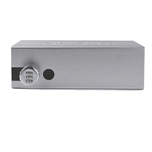 Preisvergleich Produktbild SUPERLOVE Aluminiumlegierung Sicherer Kasten Mit Kombinationsschloß Tragbare Autozubehörbehälter
