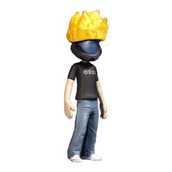 Halo XBOX Live Avatars McFarlane Toys Series 1 Flaming ODST Figure by Unknown