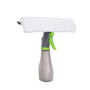 Gvilla 3 in 1 Easy Glass Cleaner Pump, More Shine with Microfiber Cleaner and Wiper Best for car and Window Glass Clean