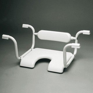 Preisvergleich Produktbild Rufus Badewannensitz, 74 cm, mit Rückenlehne u. Hygieneausschnit [Misc.]