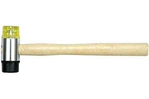 YATO Alkan maillet caoutchouc plastique marteau 35 mm manche en bois