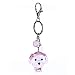 Produktbild LLZIYAN Transparent Welpen Anhänger Schlüsselanhänger Cartoon Hund Schlüsselanhänger Handtasche Geldbörse Dekoration Zubehör, Rosa