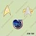 Produktbild Star Trek - Insignias - The Command Original Series / Enterprise / TNG DSN Voyager - Christmas Ornament - Hallmark Keepsake (2004)