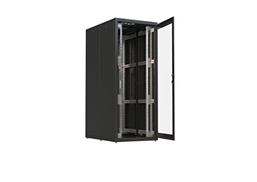 Professionell 19 zoll SERVER Schrank 4X, 42HE, Breite 800mm, Tiefe 1200mm, Traglast 1000kg, RAL9005 - 7