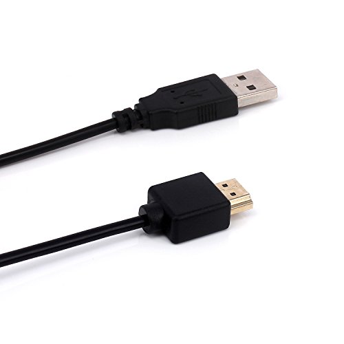 USB zu HDMI Kabel, Yilan 0,5 m USB 2.0 Stecker auf HDMI Stecker Ladegerät Kabel Splitter Adapter - 3
