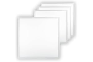 ‎ENOVALITE ENOVALITE 4x LED Panel 62x62 cm - 36W 4000K Neutralweiß 3600lm flimmerfrei - flache Einbauleuchte für Rasterdecke - LED Deckenleuchte Rasterleuchte Paneele - mit 230V Marken-Netzteil - 620x620x9mm